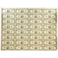 2003 Federal Reserve $2 Note -  Uncut Sheet of 32