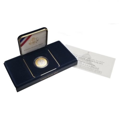 2000 W Library of Congress Bimetallic (Platinum/Gold) $10 Uncirculated