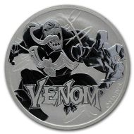 2020 Tuvalu 1oz Silver $1 - Marvel Series Venom - BU (Brilliant Uncirculated)