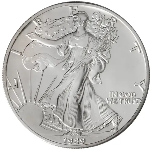 1989 American Silver Eagle - BU (Brilliant Uncirculated)