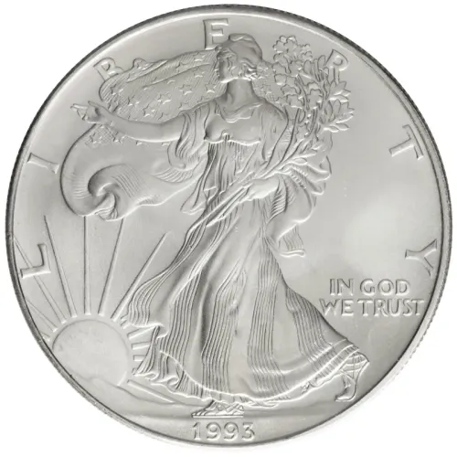 1993 American Silver Eagle - BU (Brilliant Uncirculated)