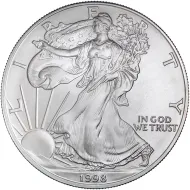 1998 American Silver Eagle - BU (Brilliant Uncirculated)