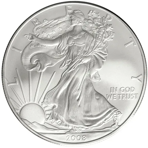 2008 American Silver Eagle - BU (Brilliant Uncirculated)