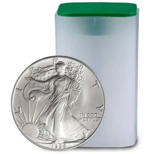 1986 American Silver Eagle - BU Roll