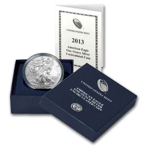 2013 W Burnished American Silver Eagle