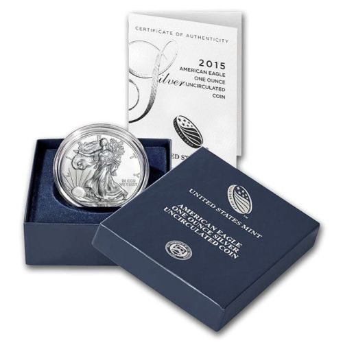 2015 W Burnished American Silver Eagle