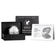 2022 W Burnished American Silver Eagle