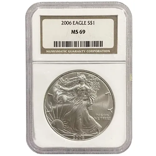 2006 American Silver Eagle - NGC MS 69