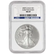 2009 American Silver Eagle - NGC MS 69 Early Release