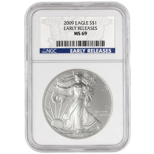 2009 American Silver Eagle - NGC MS 69 Early Release