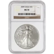 2009 American Silver Eagle - NGC MS 70