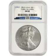 2010 American Silver Eagle - NGC MS 69 Early Release