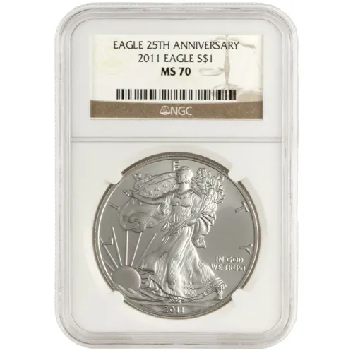 2011 American Silver Eagle - NGC MS 70