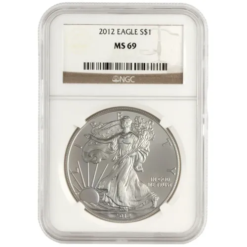 2012 American Silver Eagle - NGC MS 69