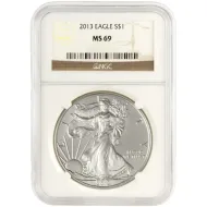 2013 American Silver Eagle - NGC MS 69