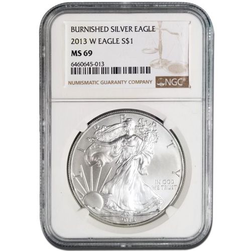 2013 W American Silver Eagle - NGC MS 69