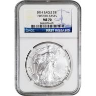 2014 American Silver Eagle - NGC MS 70 Early Release