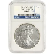 2014 American Silver Eagle - NGC MS 69 Early Release