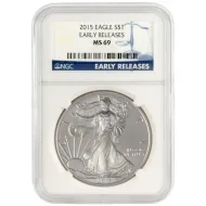 2015 American Silver Eagle - NGC MS 69 Early Release