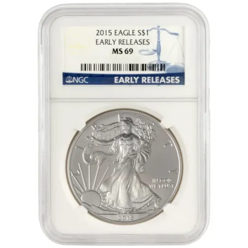 2015 American Silver Eagle - NGC MS 69 Early Release