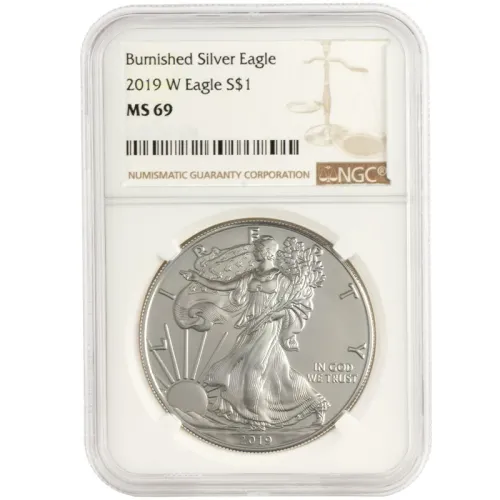 2019 W American Silver Eagle - NGC MS 69