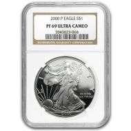 2000 American Silver Eagle - NGC PF 69