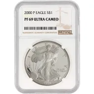 2000 American Silver Eagle - NGC PF 69