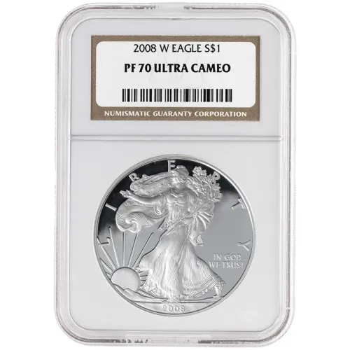 2008 American Silver Eagle - NGC PF 70