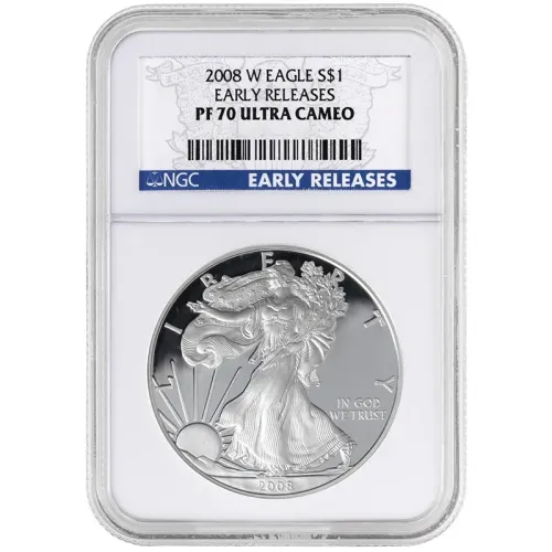 2008 American Silver Eagle - NGC PF 70 ER