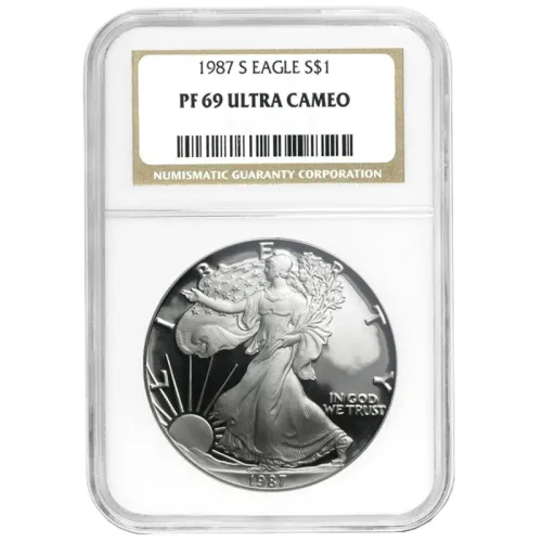 1987 American Silver Eagle - NGC PF 69