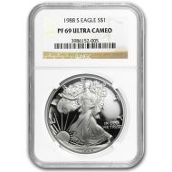 1988 American Silver Eagle - NGC PF 69