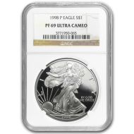 1998 American Silver Eagle - NGC PF 69