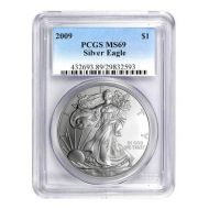 2009 American Silver Eagle - PCGS MS 69