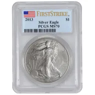 2013 American Silver Eagle - PCGS MS 70 First Strike