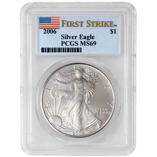 2006 American Silver Eagle - PCGS MS 69 First Strike