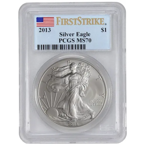 2013 American Silver Eagle - PCGS MS 70 First Strike