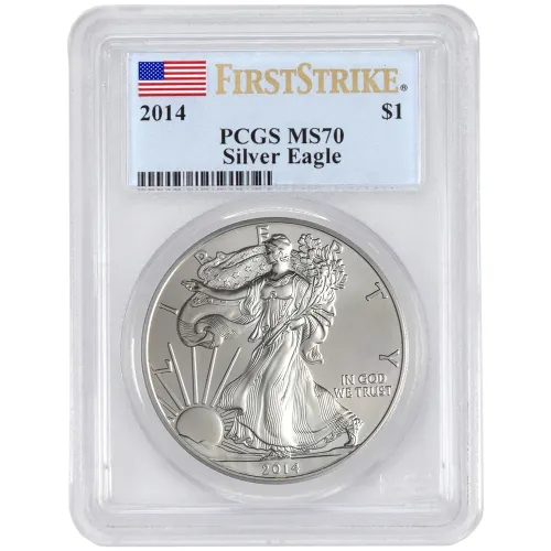 2014 American Silver Eagle - PCGS MS 70 First Strike