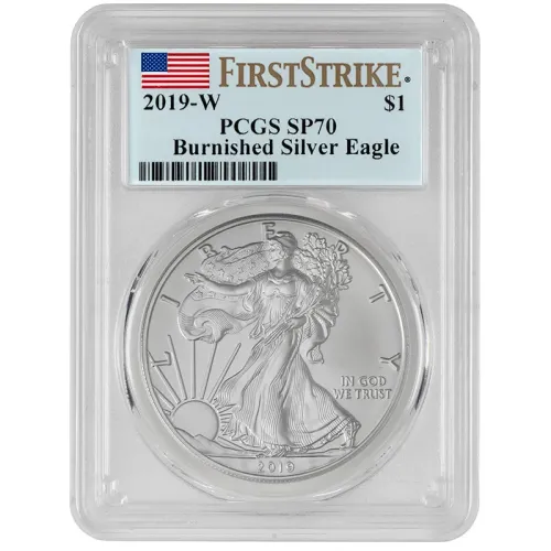 2019 W American Silver Eagle - PCGS SP 70 First Strike