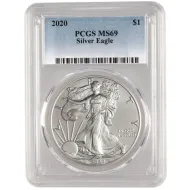 2020 American Silver Eagle - PCGS MS 69