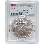 2020 American Silver Eagle - PCGS MS 70 First Strike