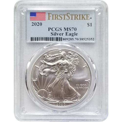 2020 American Silver Eagle - PCGS MS 70 First Strike