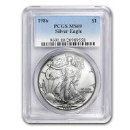1986 American Silver Eagle - PCGS MS 69
