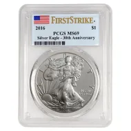 2016 American Silver Eagle - PCGS MS 69 First Strike