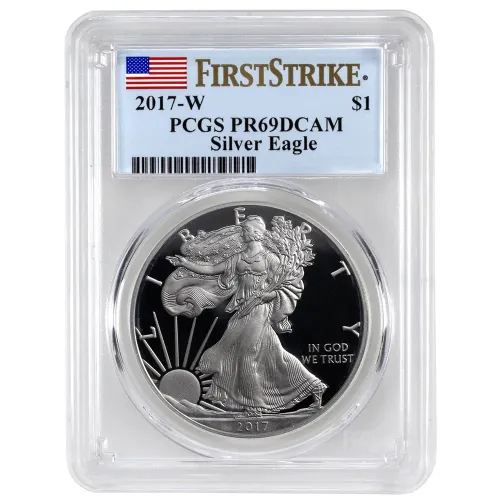 2017 W American Silver Eagle - PCGS PF 69 First Strike