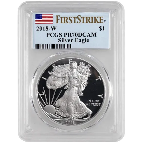 2018 American Silver Eagle - PCGS PF 70 First Strike