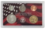 2003 United States Silver Proof Set - Coins Only no Quarters