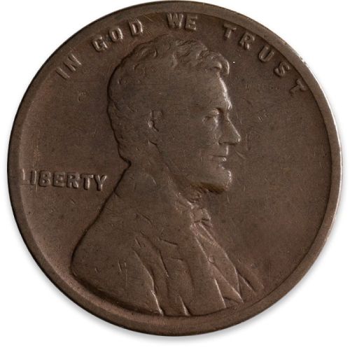 1911 S Lincoln Wheat Penny - Very Good (VG)