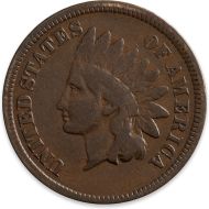 1860 Indian Head Penny - Round Bust - Good