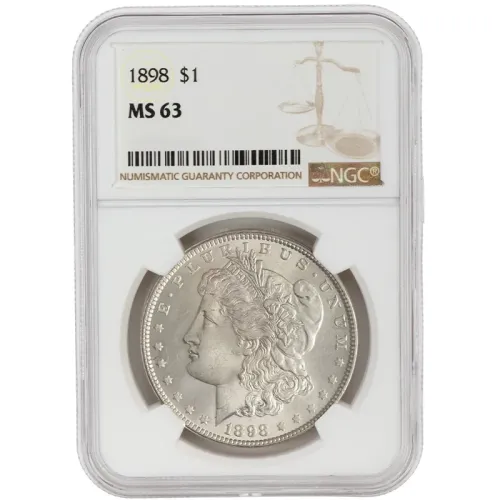 1898 Morgan Dollar - NGC MS 63