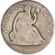1863 Seated Half Dollar - AG (About Good)